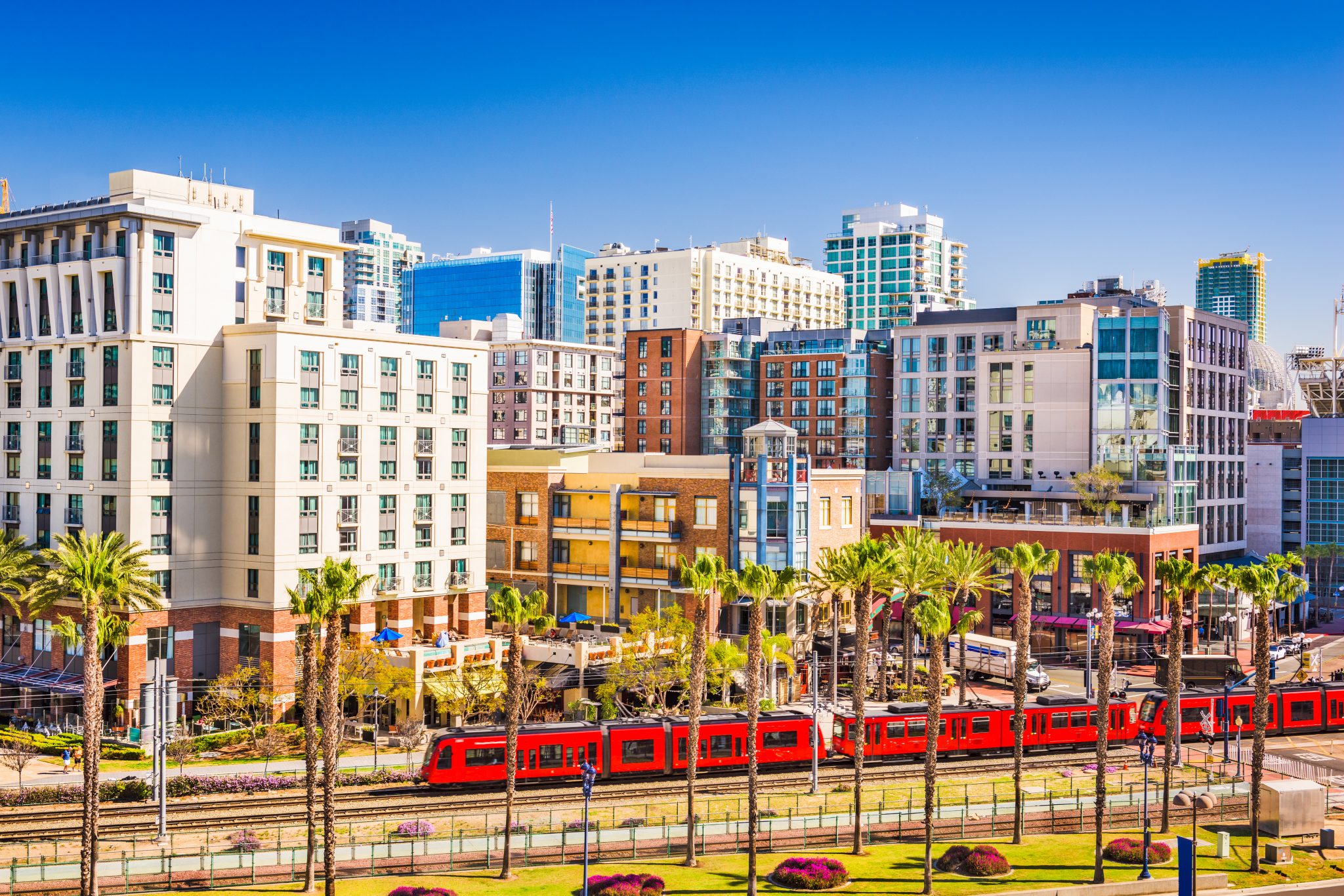 The Rambler: San Diego, California cityscape at the Gaslamp Quarter.