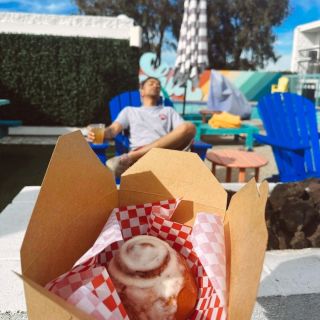 Cinnabon in a to-go box