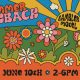 70s flower power illustration. Rambler Motel Summer Kickback, June 10th 2-6pm